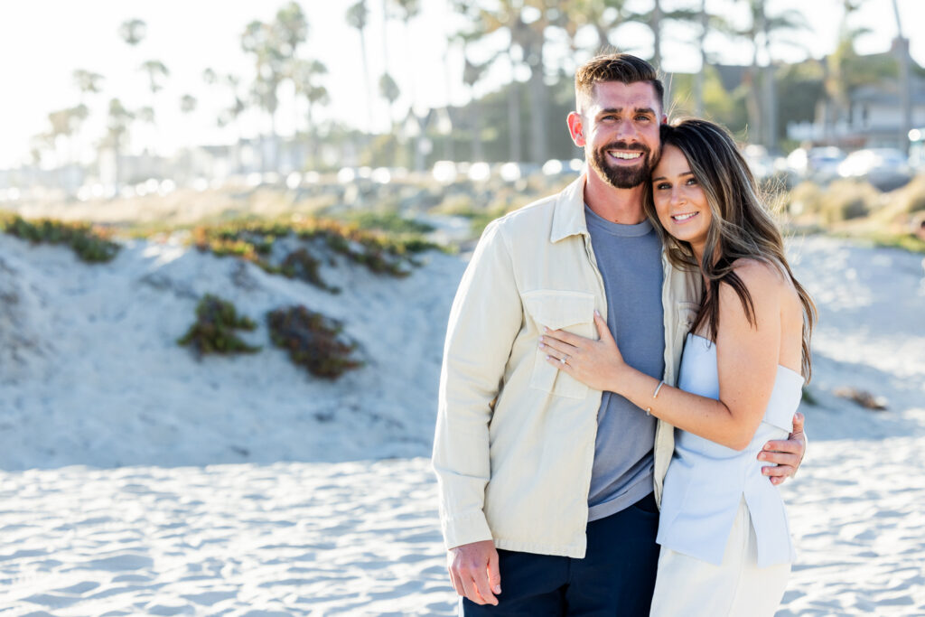 Coronado Beach Proposal Photographer | CJ + Veronica's Surprise Family Reveal Coronado beach proposal photographer 7